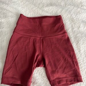 lululemon athletica Women's Athletic Shorts in Deep Red